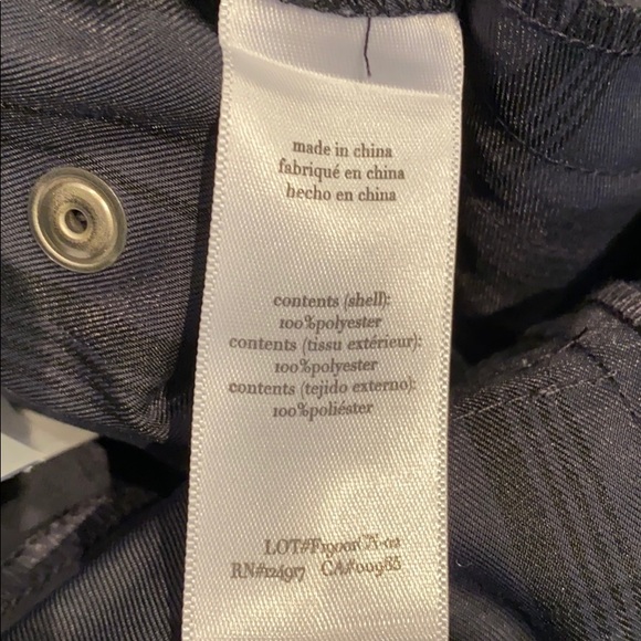 We Wore What navy plaid twill moto overalls XS - Picture 8 of 9